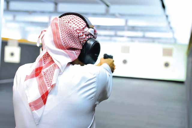 Shooting range facility